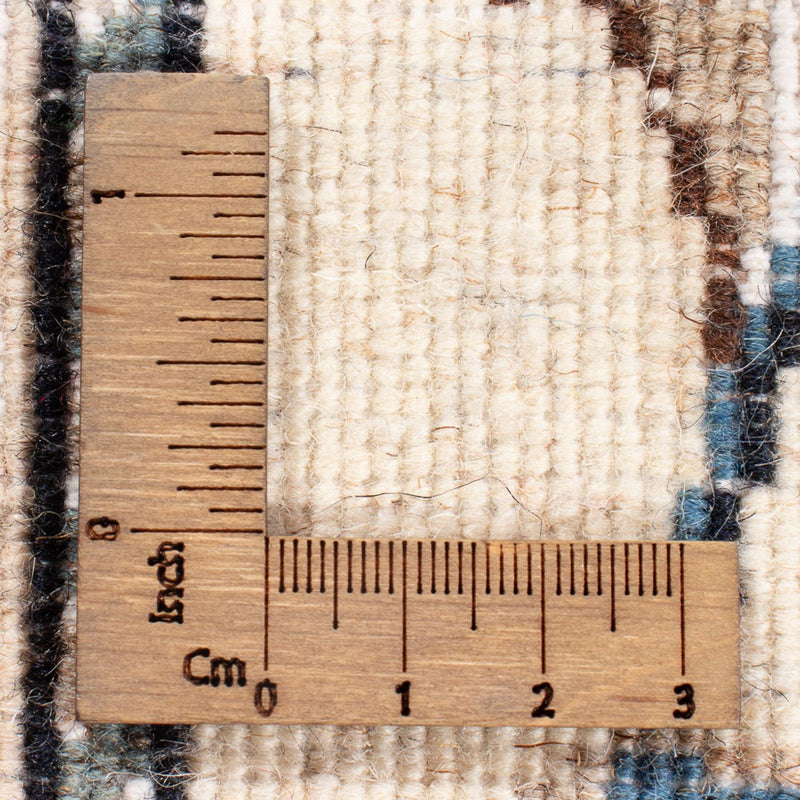 Alfombra de pasillo Alfombra persa - Nain - 196 x 77 cm - plata