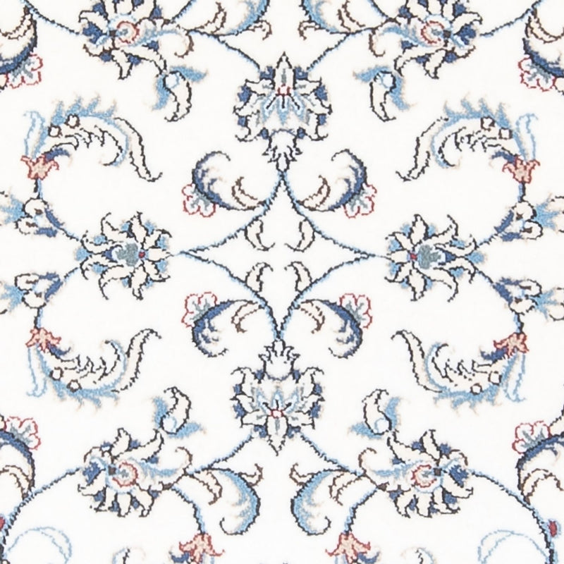 Alfombra de pasillo Alfombra persa - Nain - 197 x 78 cm - plata