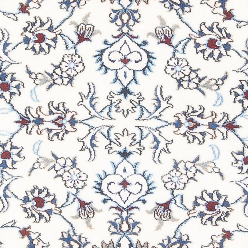 Alfombra de pasillo Alfombra persa - Nain - 192 x 88 cm - plata