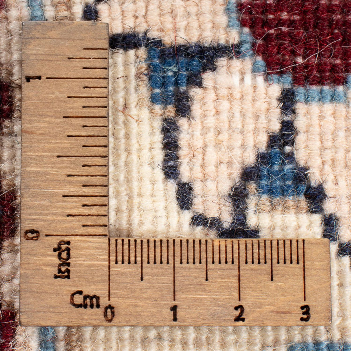 Alfombra de pasillo Alfombra persa - Nain - 192 x 88 cm - plata