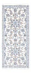 Alfombra de pasillo Alfombra persa - Nain - 193 x 83 cm - plata