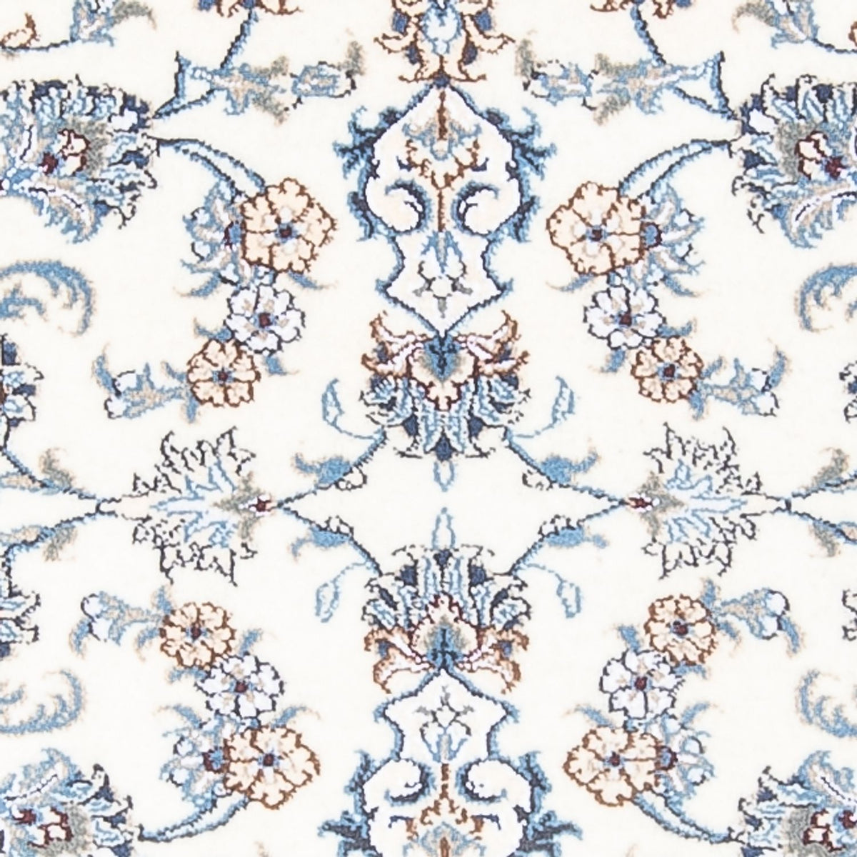 Alfombra de pasillo Alfombra persa - Nain - 193 x 83 cm - plata