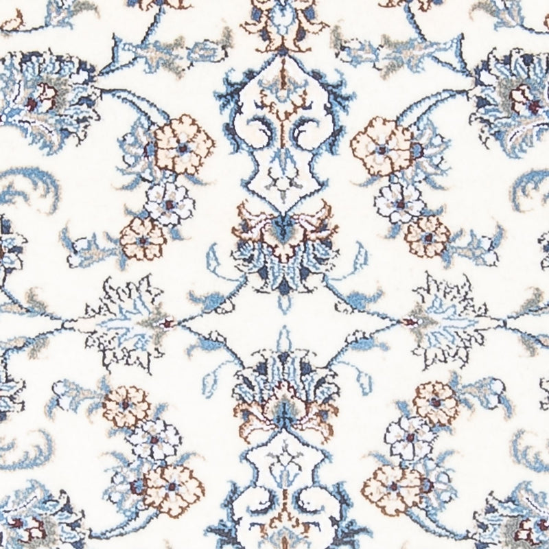 Alfombra de pasillo Alfombra persa - Nain - 193 x 83 cm - plata