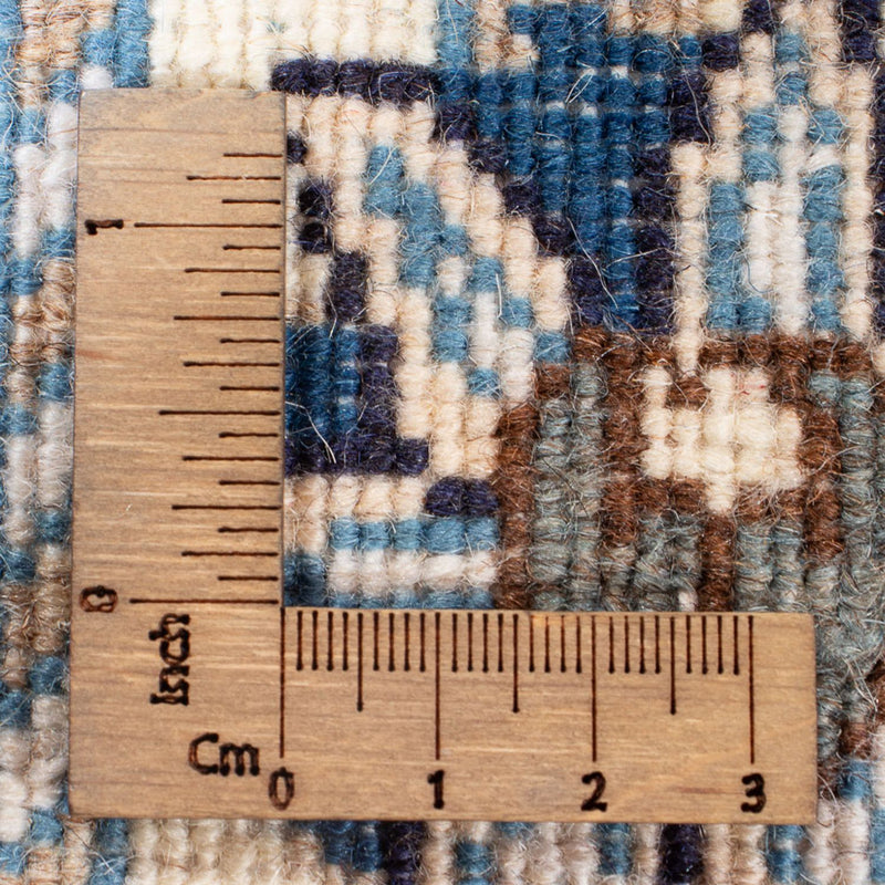 Alfombra de pasillo Alfombra persa - Nain - 204 x 78 cm - plata