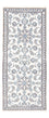 Alfombra de pasillo Alfombra persa - Nain - 198 x 78 cm - plata