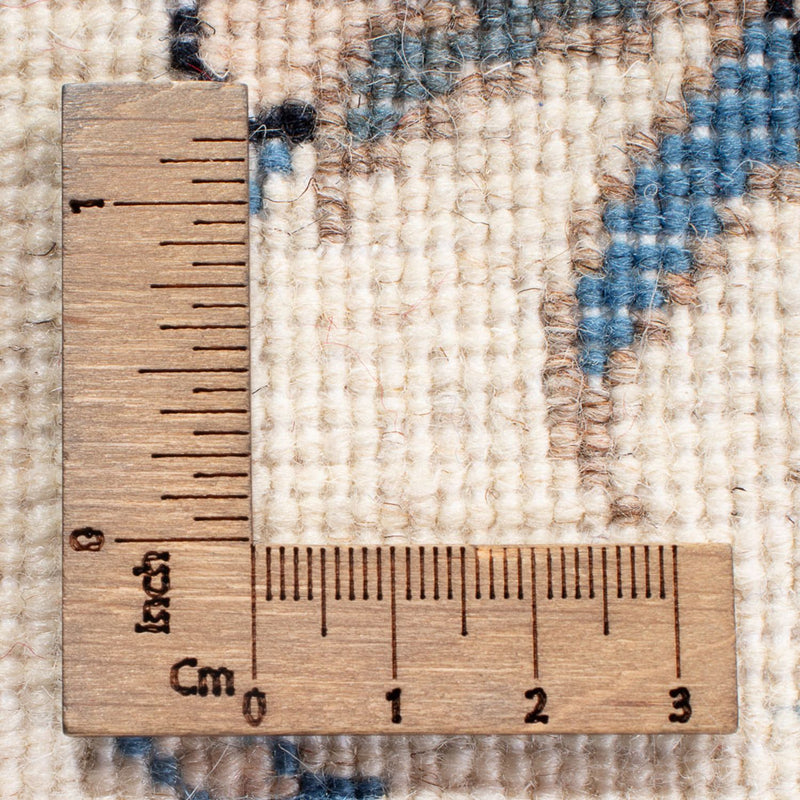 Alfombra de pasillo Alfombra persa - Nain - 200 x 77 cm - plata