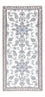 Alfombra de pasillo Alfombra persa - Nain - 188 x 84 cm - plata