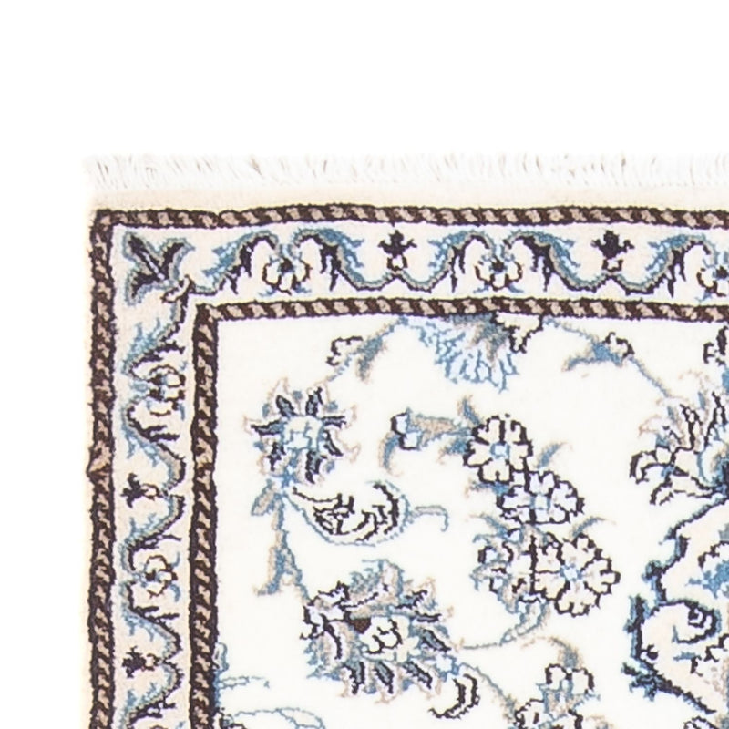 Alfombra de pasillo Alfombra persa - Nain - 188 x 84 cm - plata