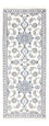 Alfombra de pasillo Alfombra persa - Nain - 197 x 76 cm - plata