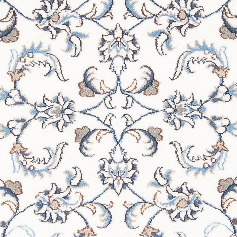 Alfombra de pasillo Alfombra persa - Nain - 200 x 80 cm - plata