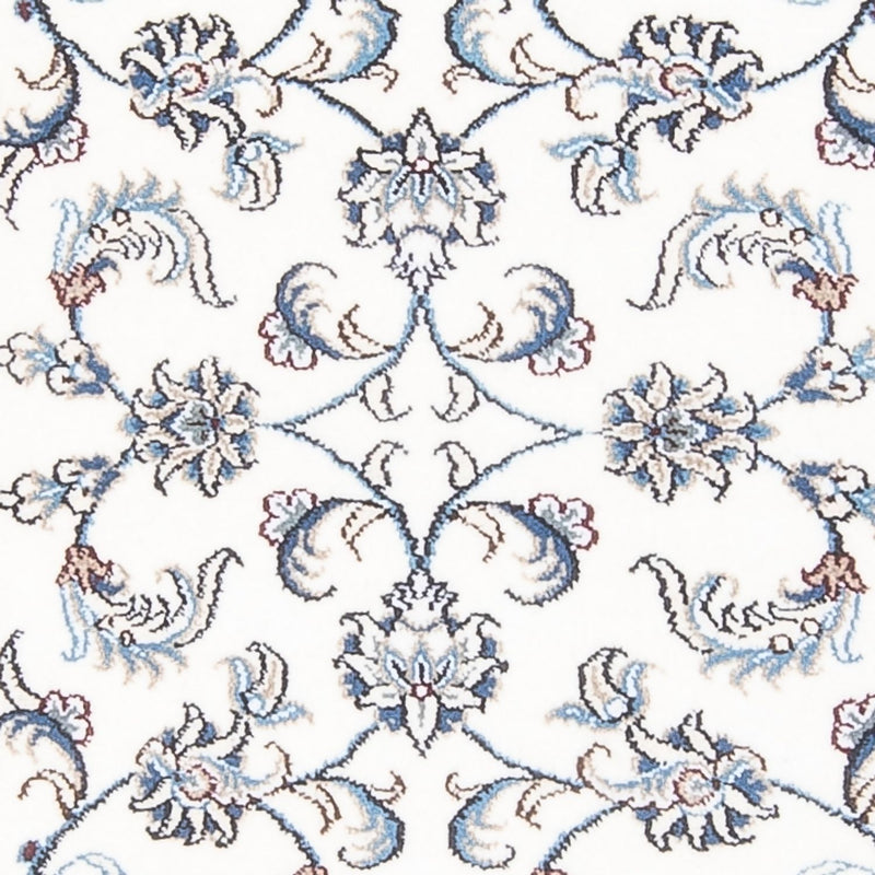 Alfombra de pasillo Alfombra persa - Nain - 202 x 78 cm - plata