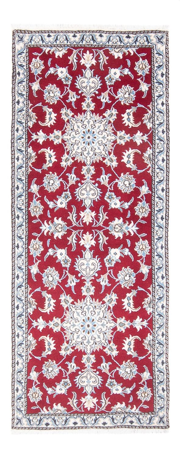 Alfombra de pasillo Alfombra persa - Nain - 196 x 76 cm - rojo