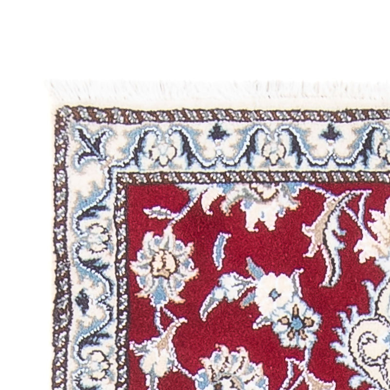 Alfombra de pasillo Alfombra persa - Nain - 196 x 76 cm - rojo