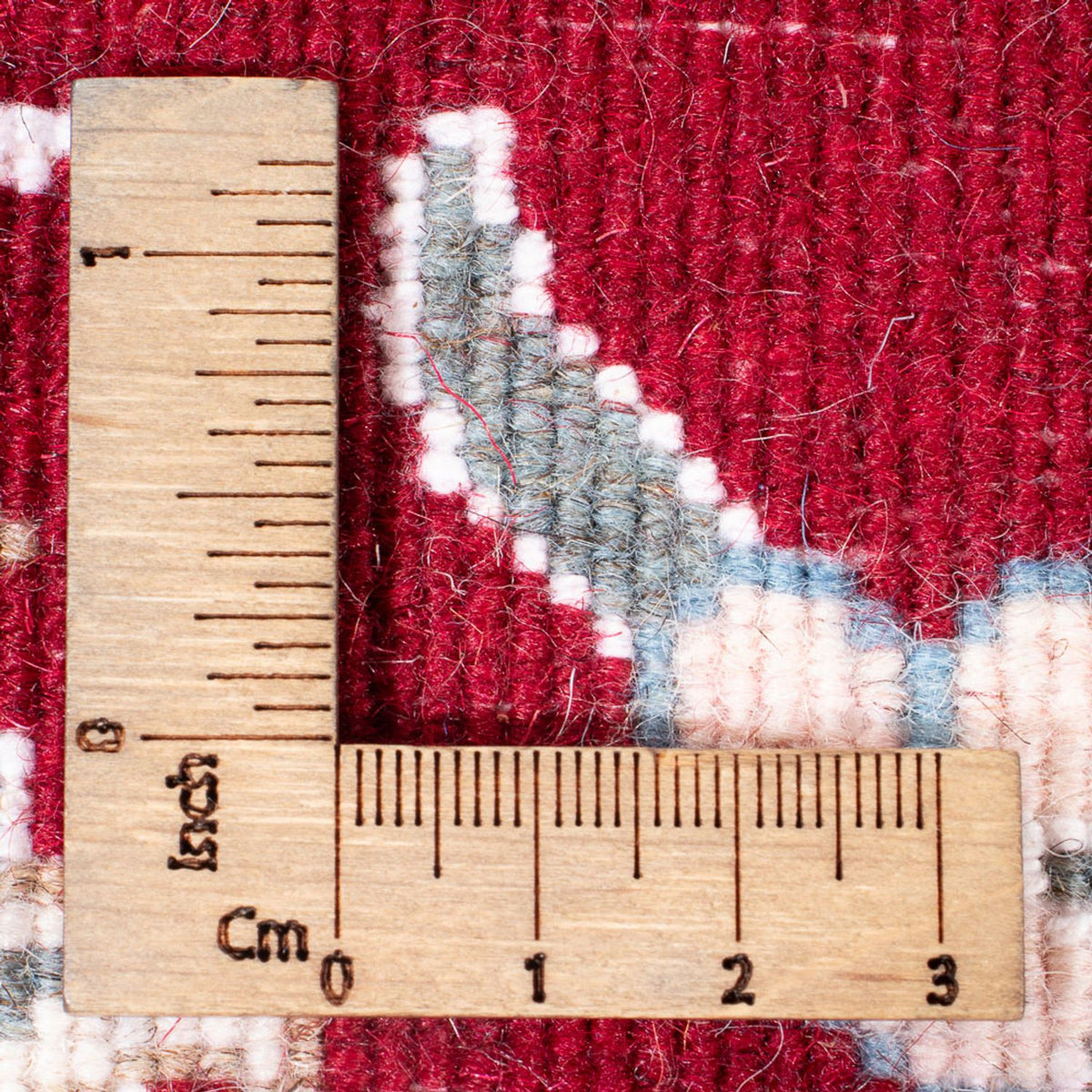 Alfombra de pasillo Alfombra persa - Nain - 196 x 76 cm - rojo