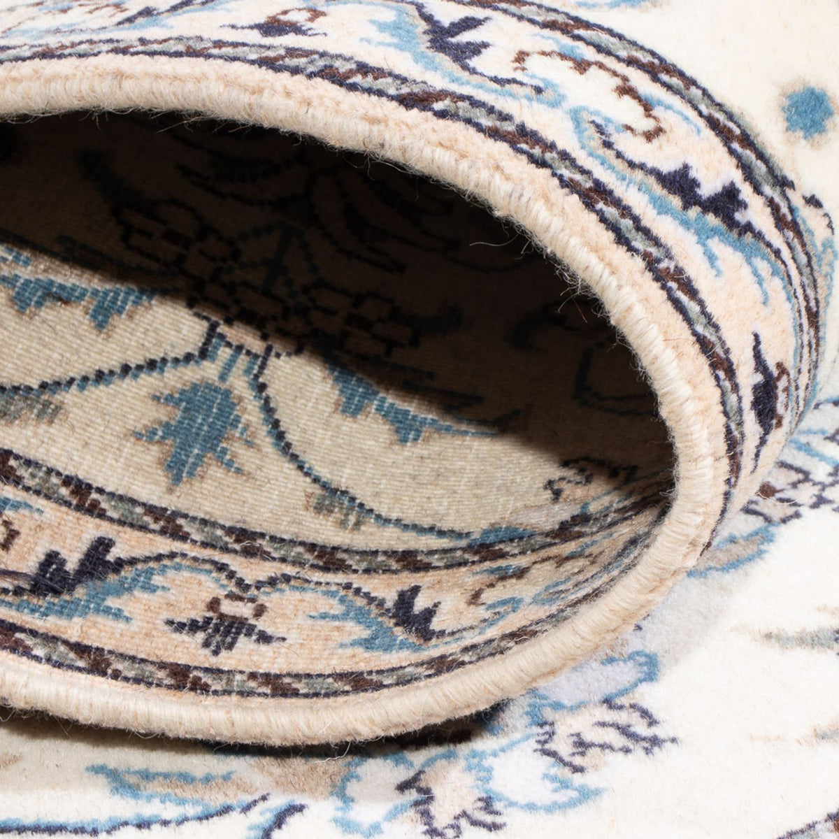 Alfombra persa - Nain - 140 x 90 cm - plata