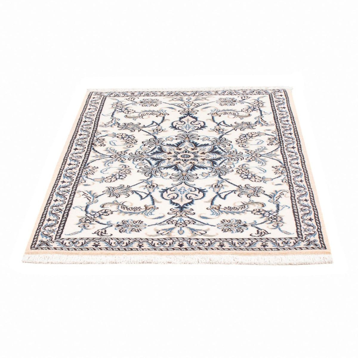 Alfombra persa - Nain - 140 x 90 cm - plata
