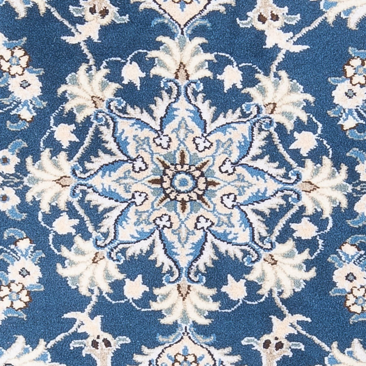 Alfombra persa - Nain - 140 x 90 cm - azul