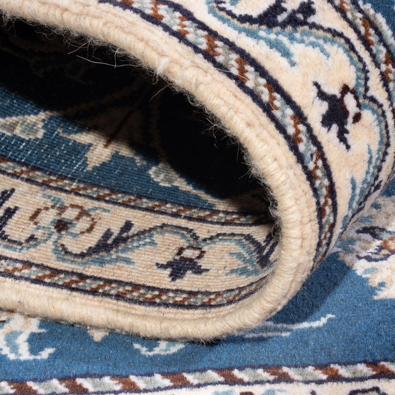 Alfombra persa - Nain - 140 x 90 cm - azul