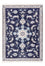 Alfombra persa - Nain - 140 x 90 cm - azul oscuro
