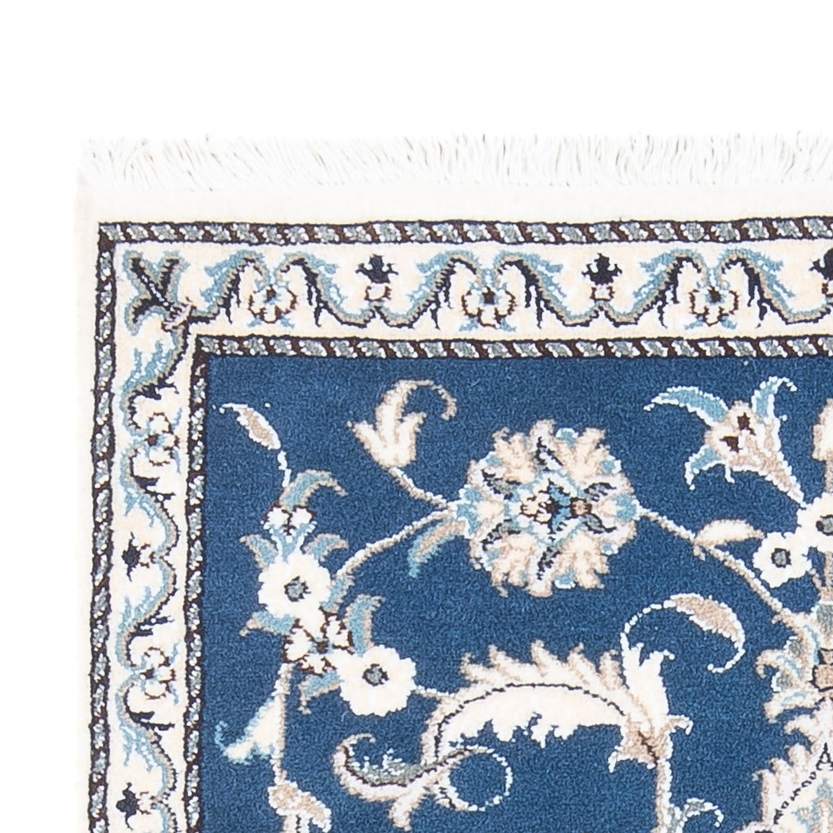 Alfombra persa - Nain - 140 x 90 cm - azul