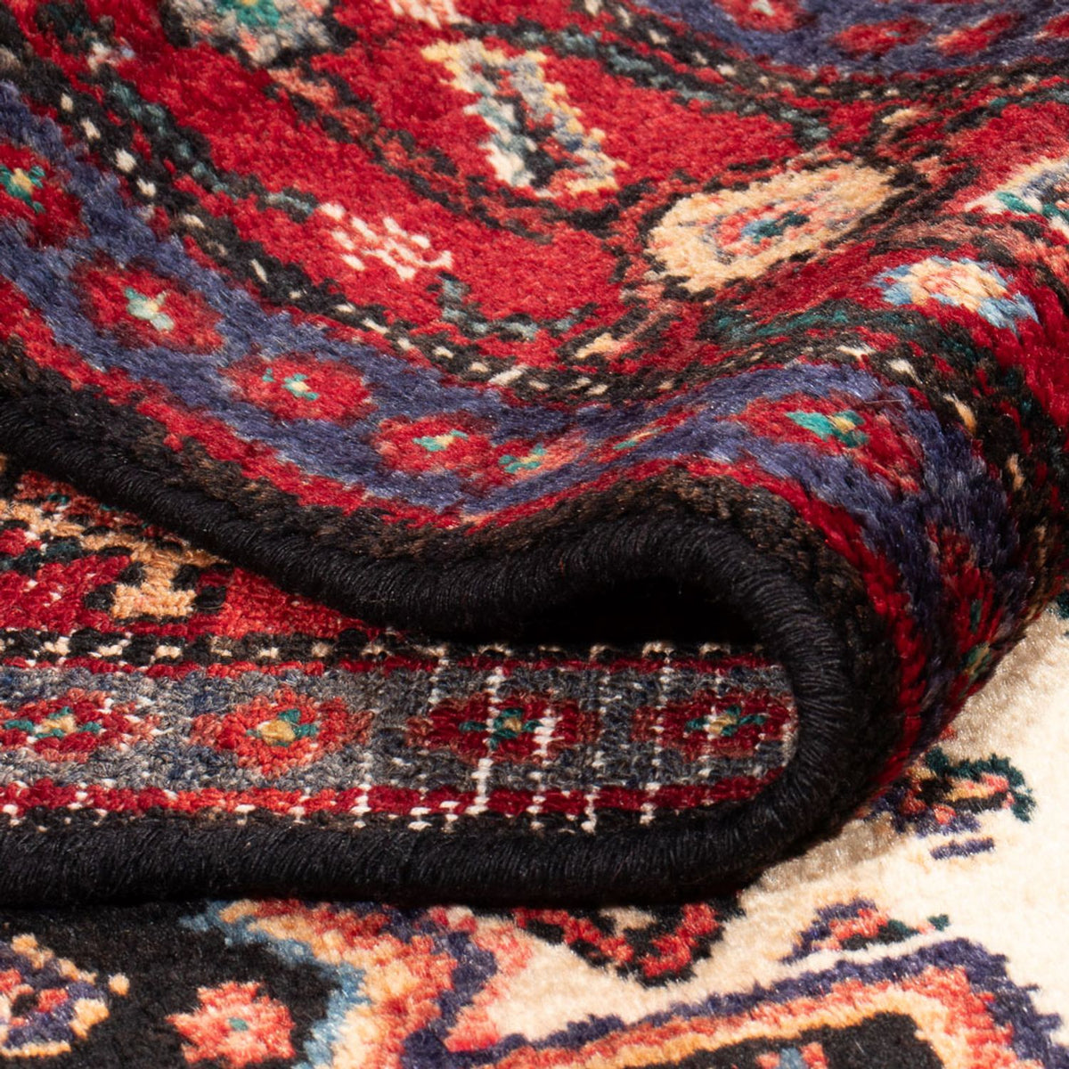 Alfombra persa - Clásica - 188 x 123 cm - azul oscuro