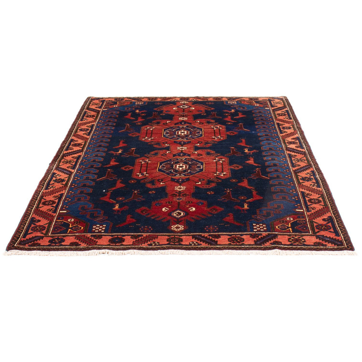 Alfombra persa - Nómada - 197 x 136 cm - azul