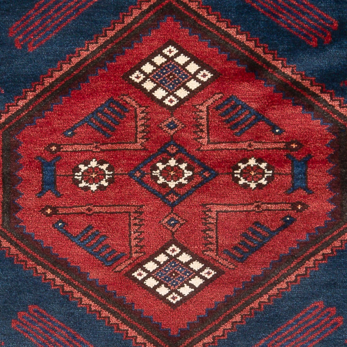 Alfombra persa - Nómada - 200 x 133 cm - azul
