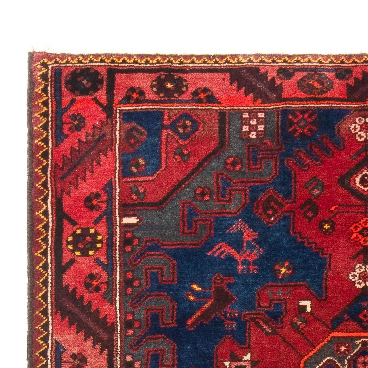 Alfombra persa - Nómada - 196 x 136 cm - azul