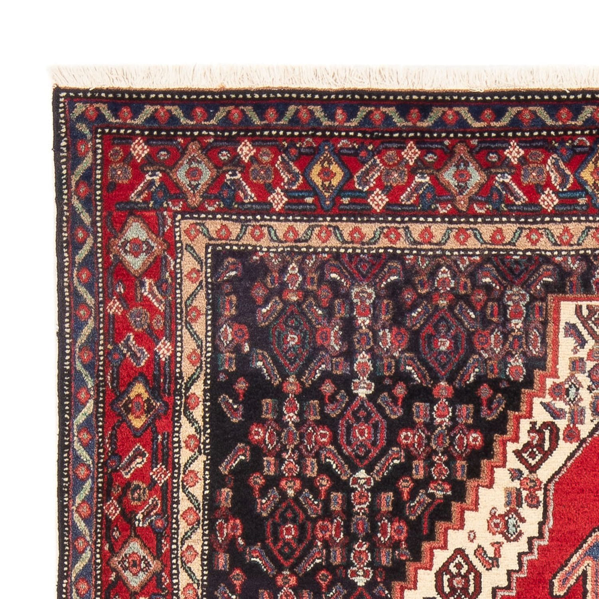 Alfombra persa - Clásica - 196 x 140 cm - azul oscuro