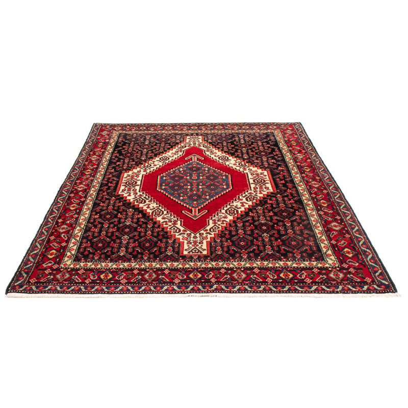 Alfombra persa - Clásica - 196 x 140 cm - azul oscuro