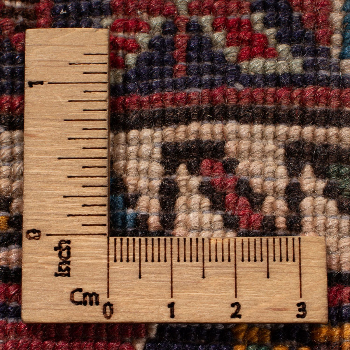 Alfombra persa - Nómada - 210 x 148 cm - azul oscuro