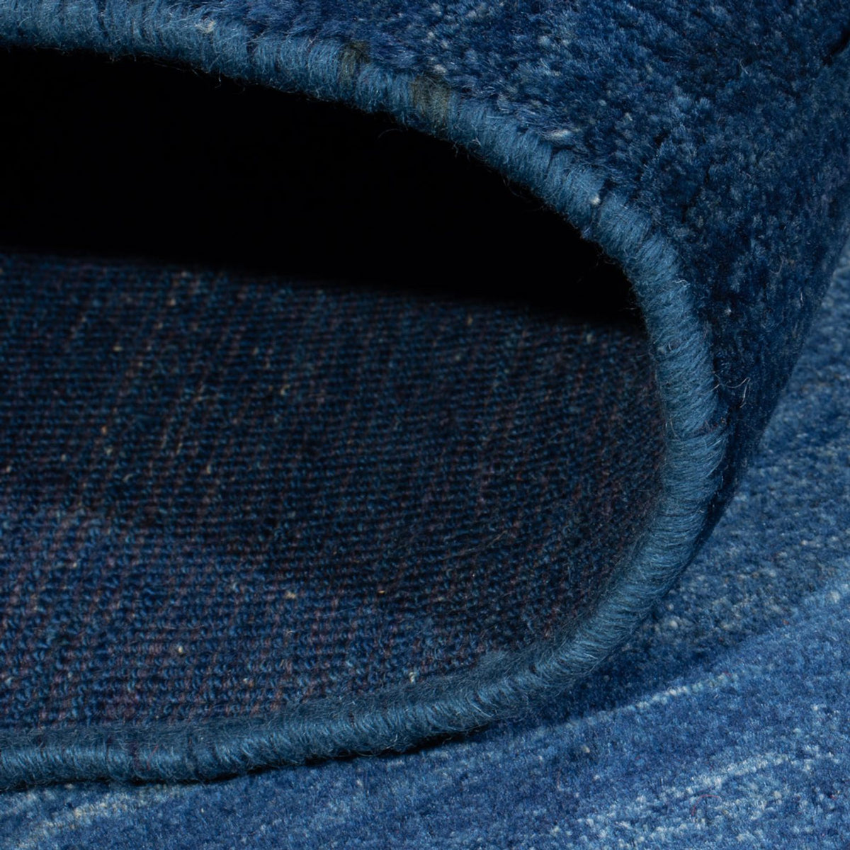 Alfombra Gabbeh - Persa - 180 x 116 cm - azul oscuro