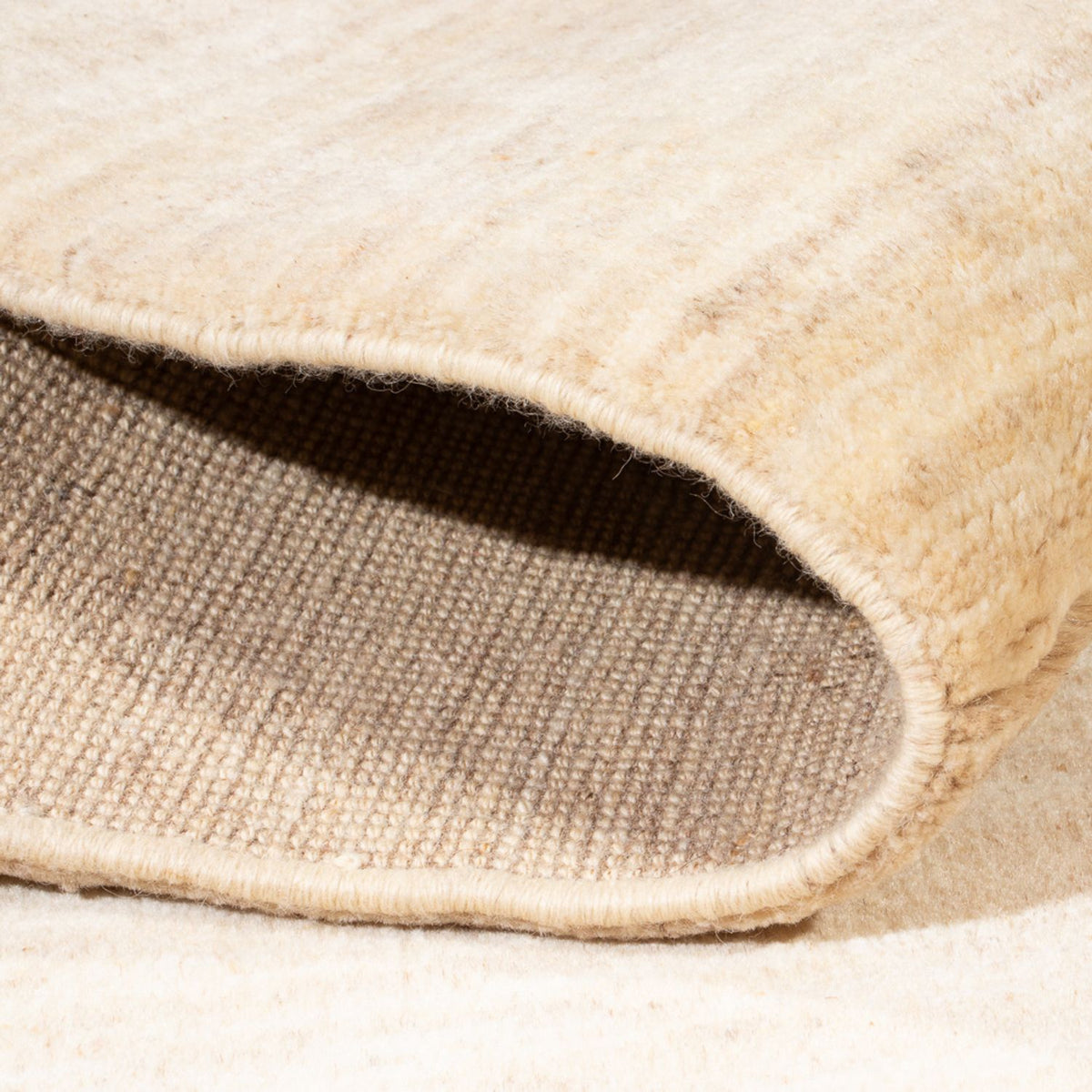 Alfombra Gabbeh - Persa - 171 x 120 cm - blanco