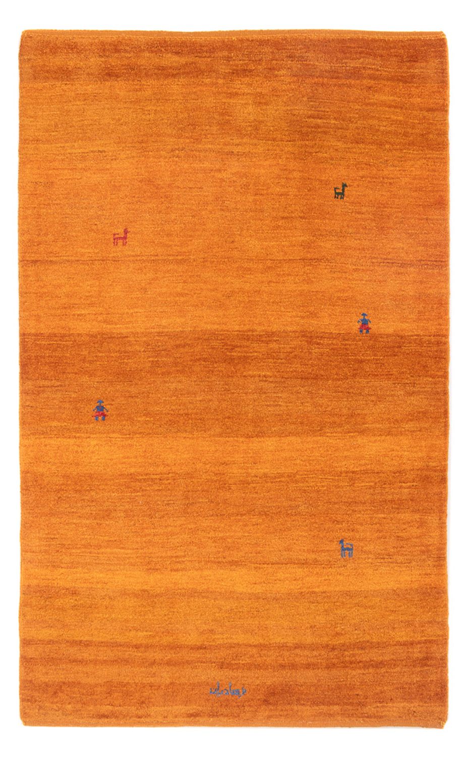 Alfombra Gabbeh - Persa - 175 x 119 cm - naranja
