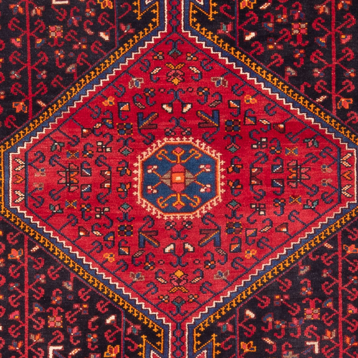 Alfombra persa - Nómada - 230 x 136 cm - azul oscuro