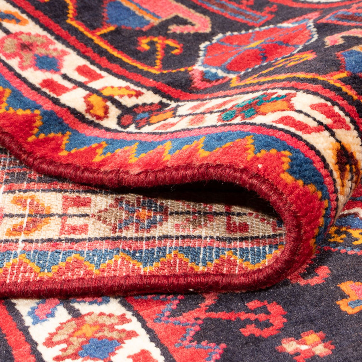 Alfombra persa - Nómada - 230 x 136 cm - azul oscuro