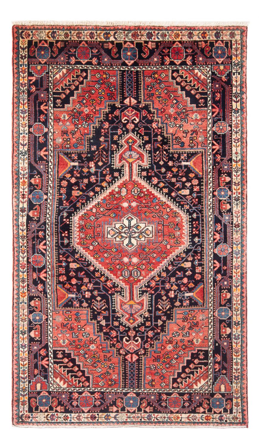 Alfombra de pasillo Alfombra persa - Nómada - 224 x 129 cm - azul oscuro