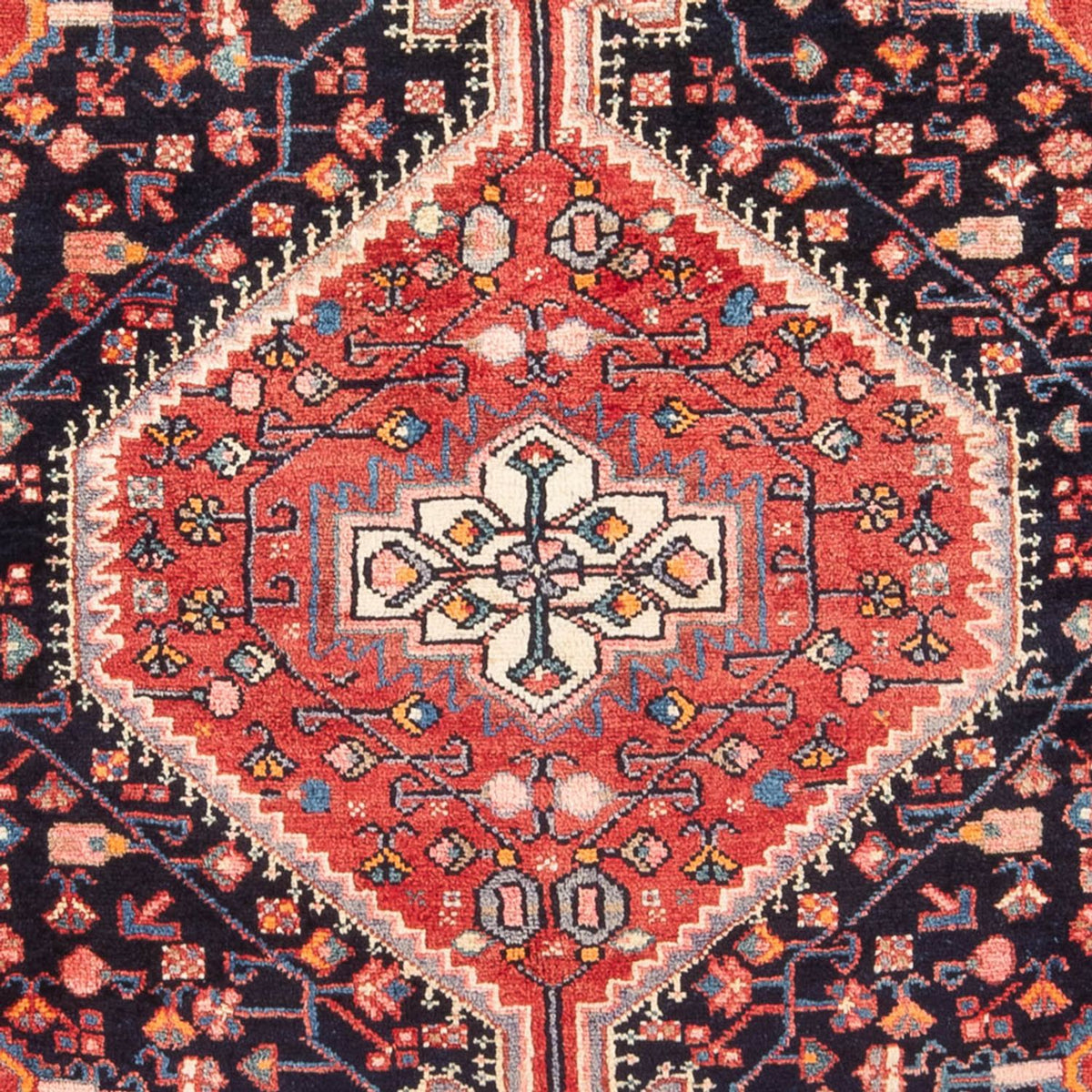 Alfombra de pasillo Alfombra persa - Nómada - 224 x 129 cm - azul oscuro