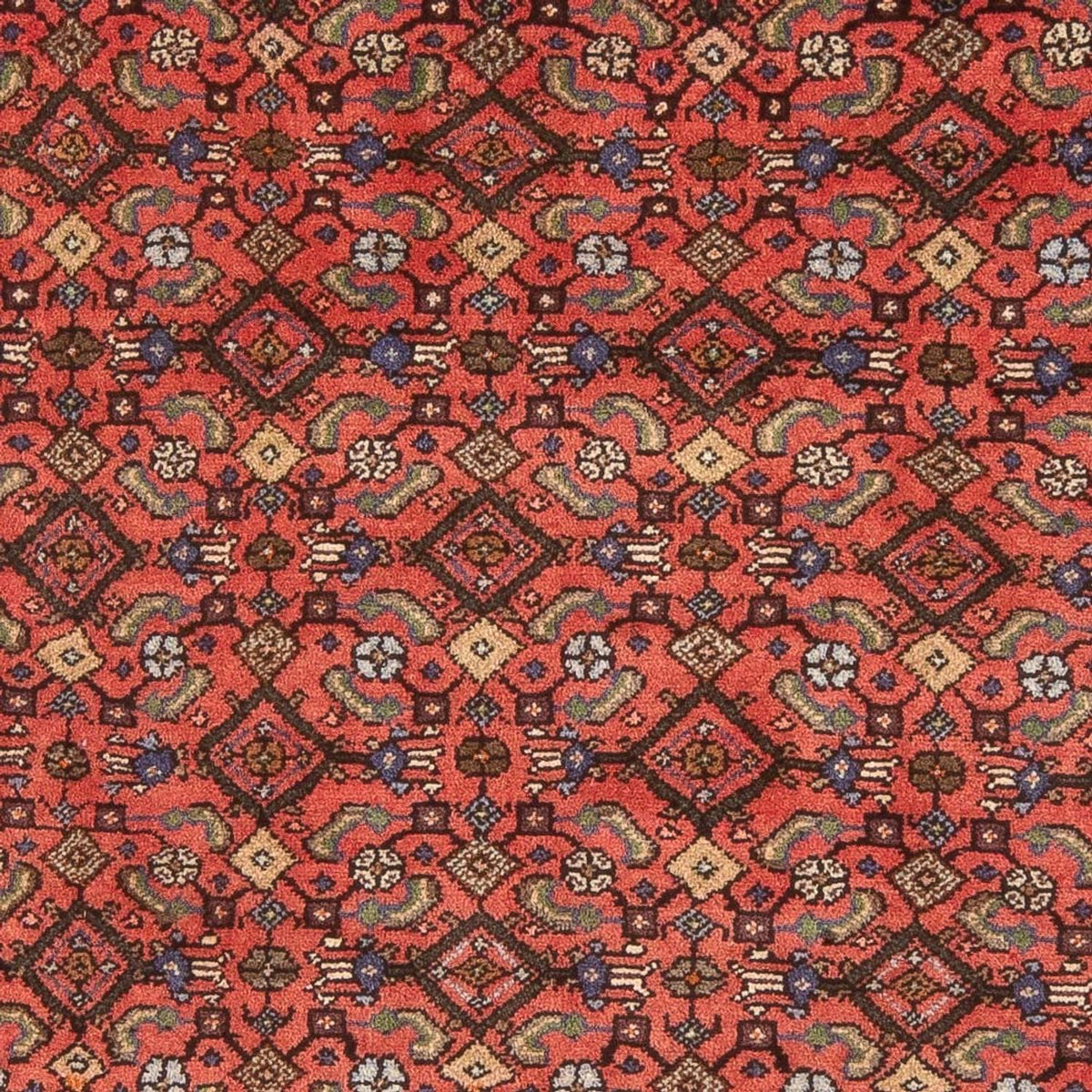 Alfombra persa - Nómada - 202 x 160 cm - rojo