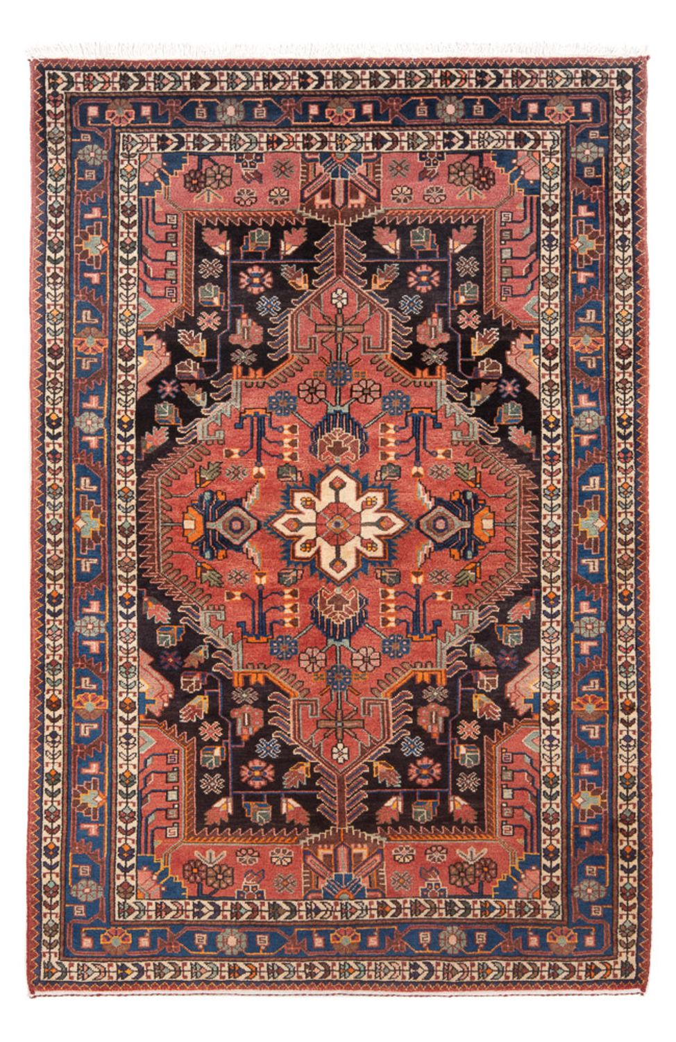 Alfombra persa - Nómada - 212 x 138 cm - rojo