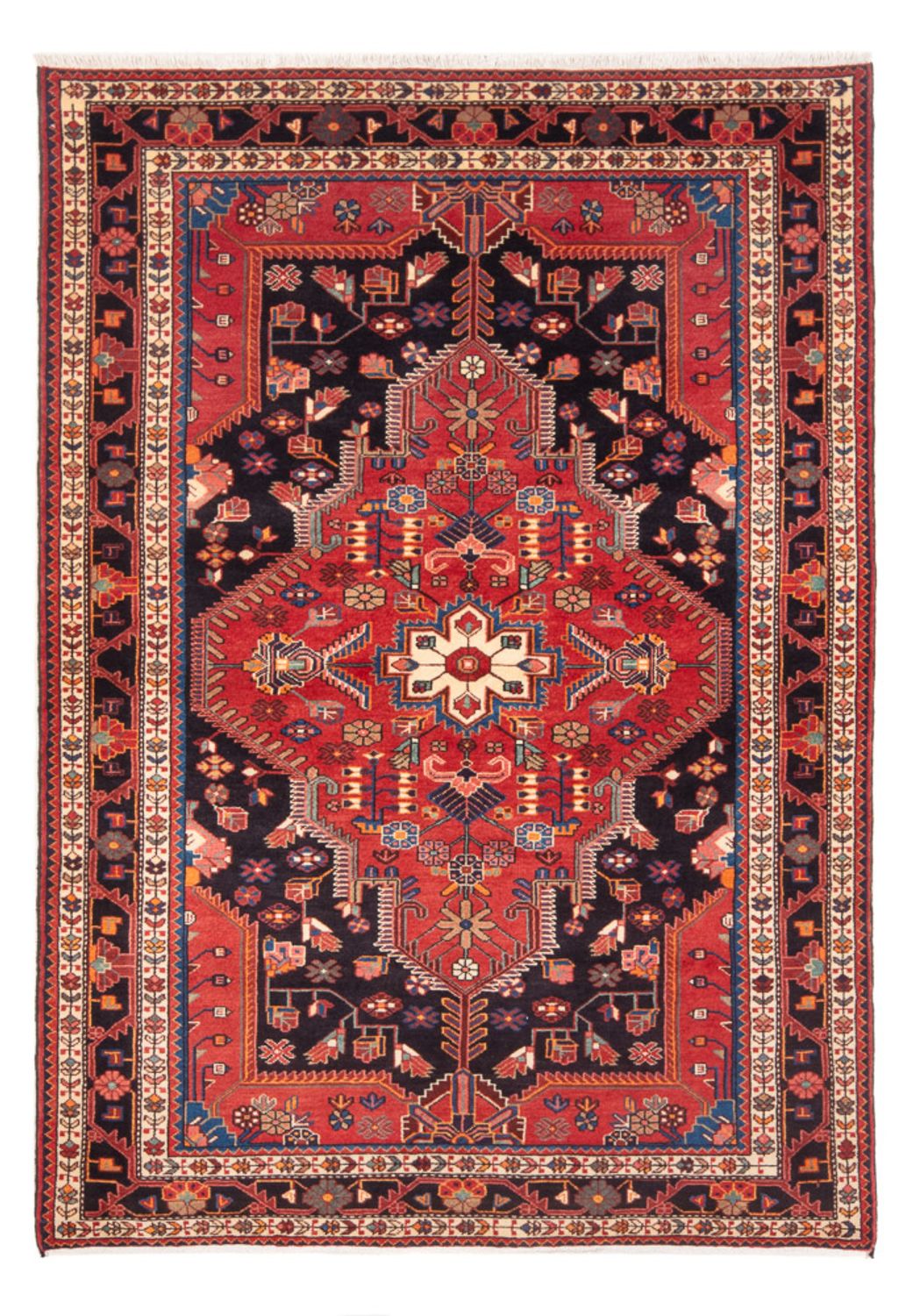 Alfombra persa - Nómada - 215 x 145 cm - rojo