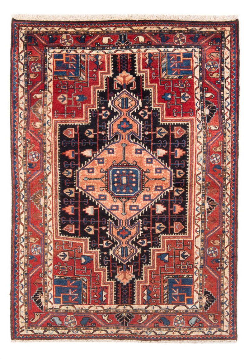 Alfombra persa - Nómada - 165 x 111 cm - azul oscuro