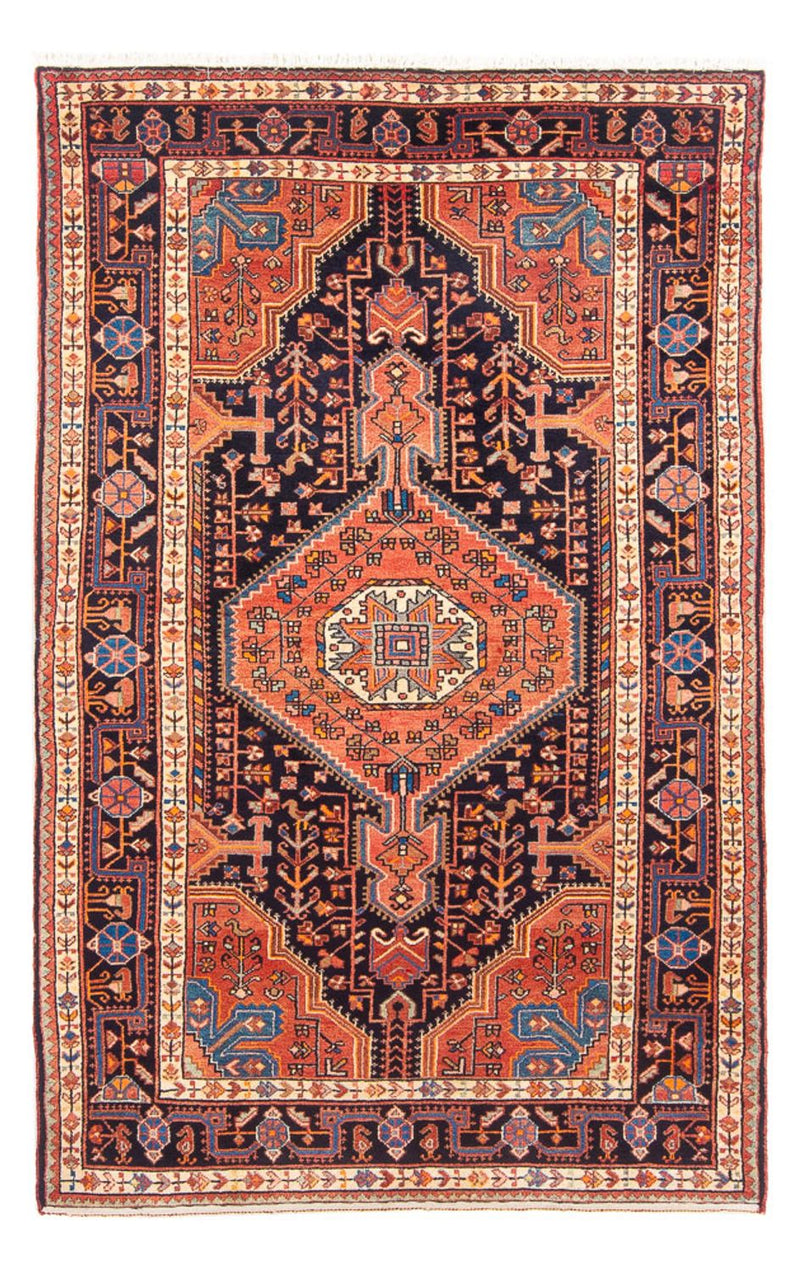 Alfombra persa - Nómada - 224 x 132 cm - rojo claro