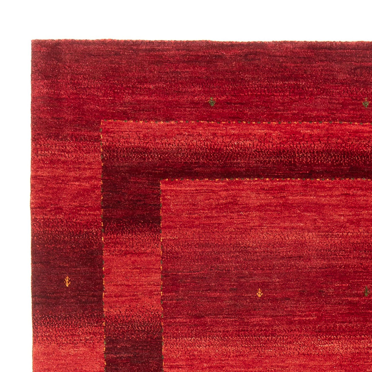 Alfombra Gabbeh - Loribaft Persa - 240 x 183 cm - rojo