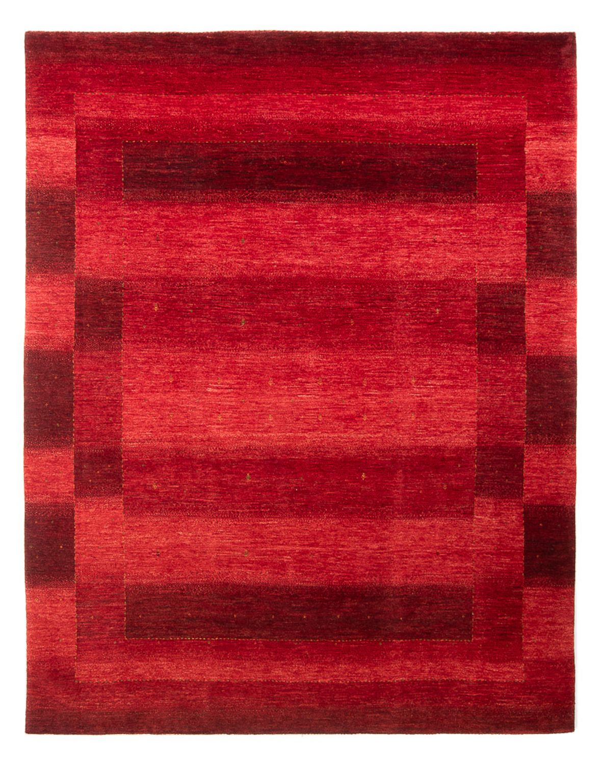 Alfombra Gabbeh - Loribaft Persa - 285 x 213 cm - rojo