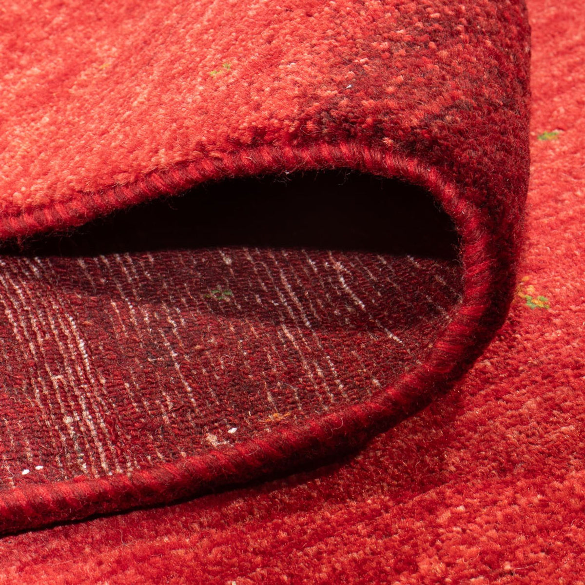 Alfombra Gabbeh - Loribaft Persa - 285 x 213 cm - rojo