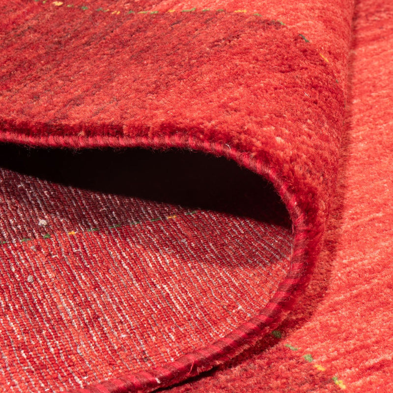 Alfombra Gabbeh - Loribaft Persa - 297 x 221 cm - rojo