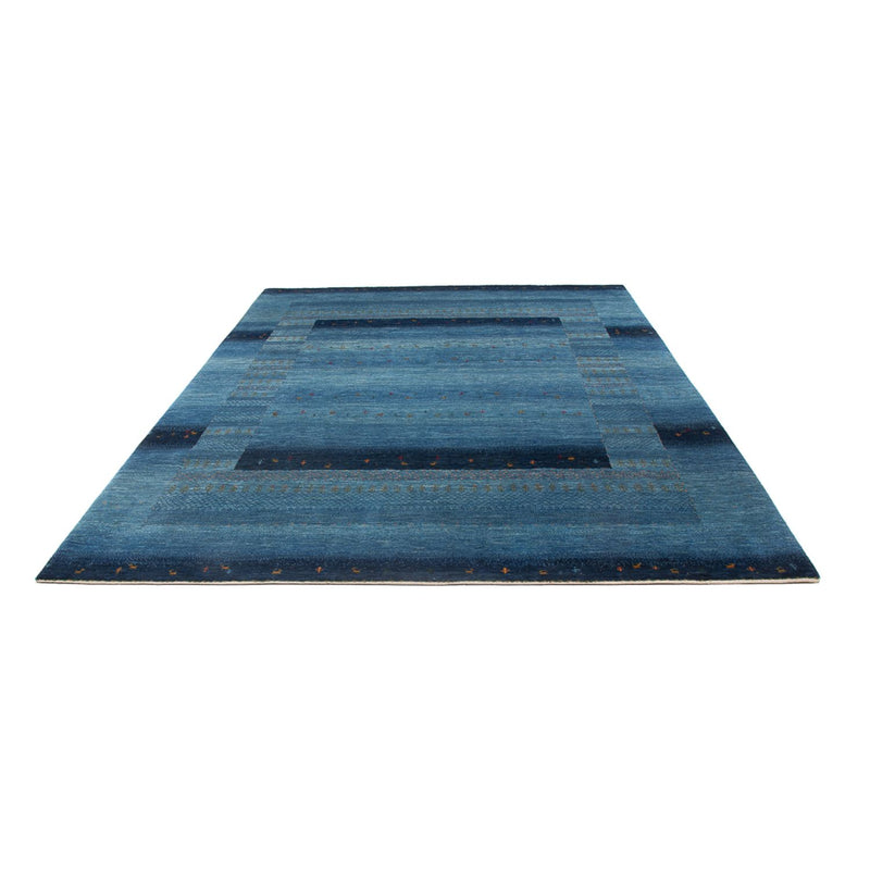 Alfombra Gabbeh - Loribaft Persa - 300 x 214 cm - azul marino