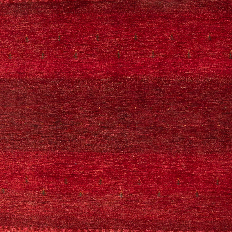 Alfombra Gabbeh - Loribaft Persa - 302 x 219 cm - rojo