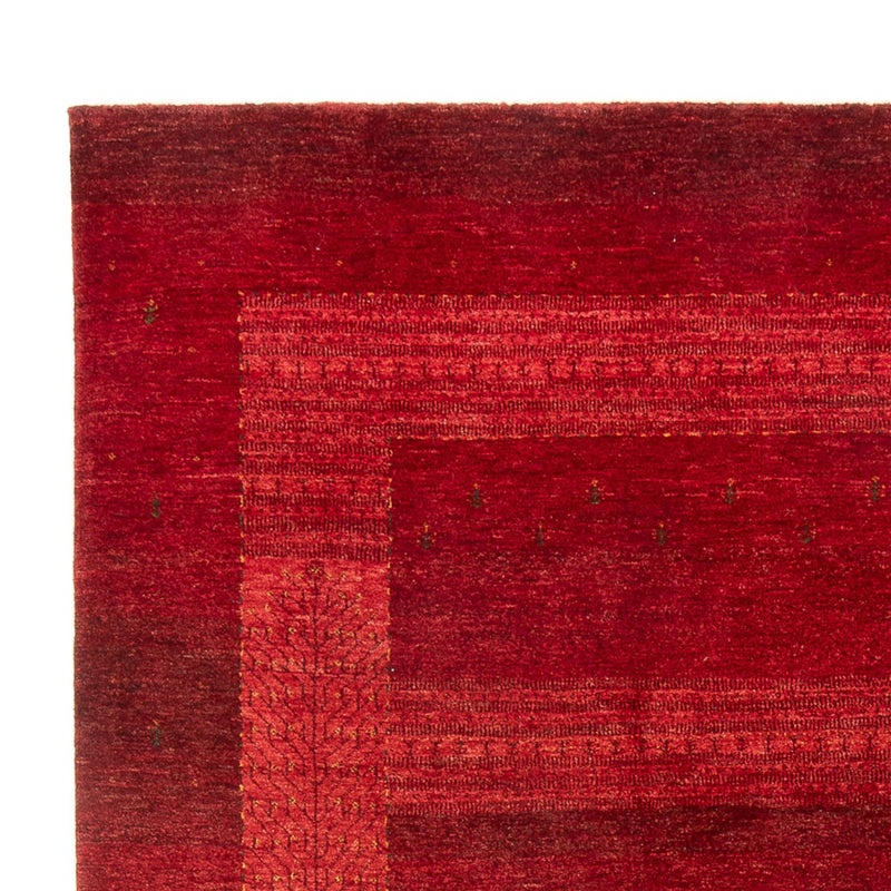Alfombra Gabbeh - Loribaft Persa - 302 x 219 cm - rojo